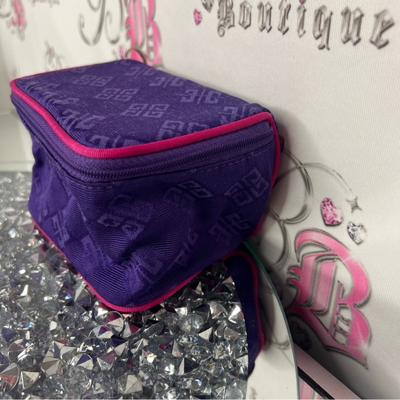 Givenchy parfums makeup bag with mirror cute mini purple monogram printed purple - Picture 8 of 8